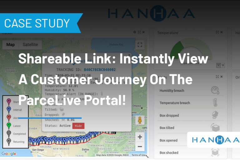 ParceLive case study new feature to track assets in transit