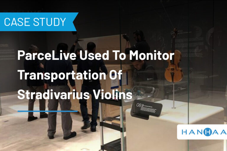 ParceLive case study High Value Shipments, Musical Instrument in Transit tracking