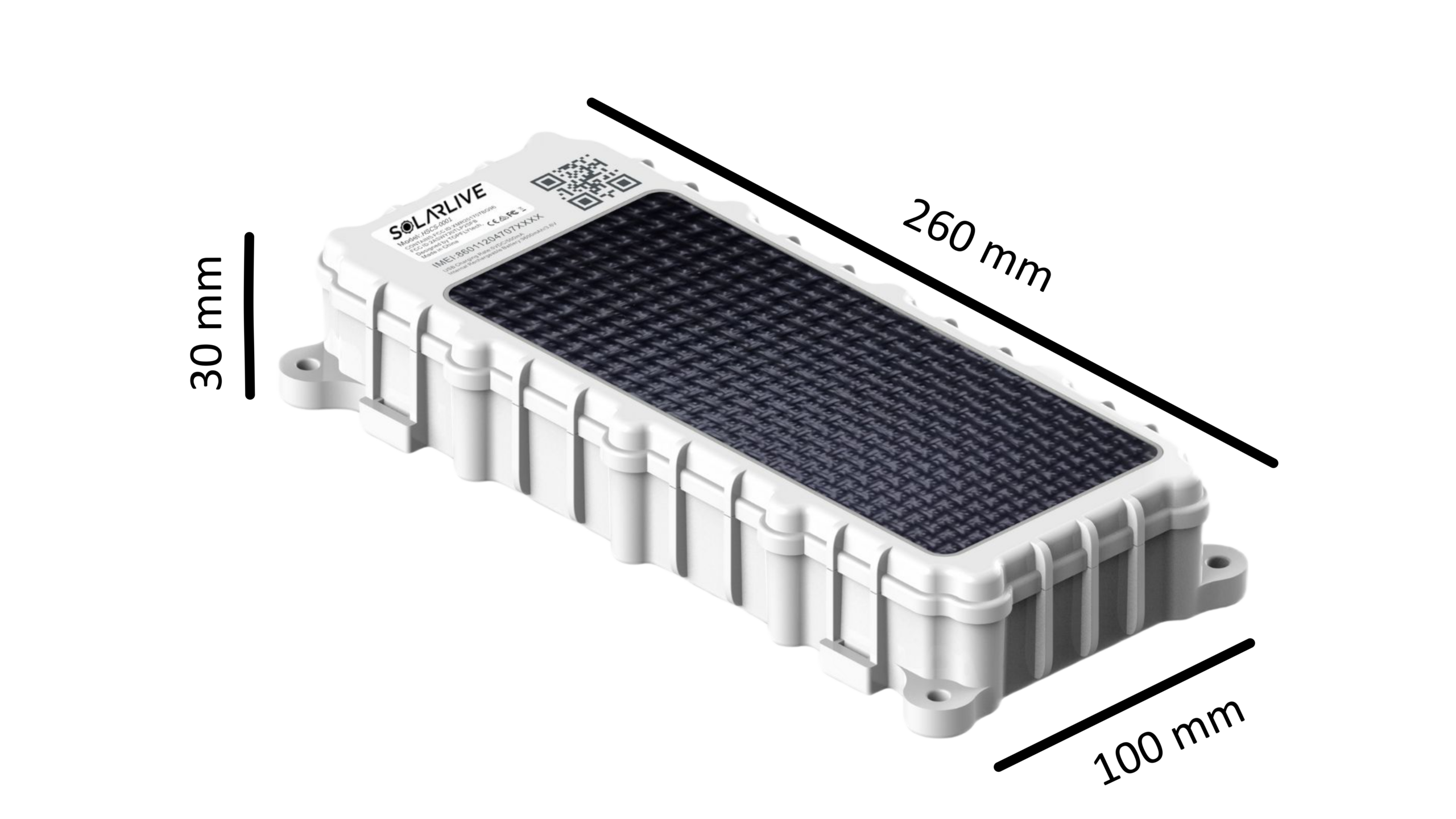 SolarLive tracker dimensions