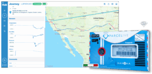 The Hub portal showing all active trackers